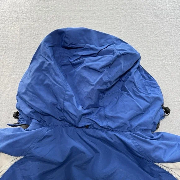 VTG Columbia Challenge Series Men's XL Blue Ski Jacket Hooded 90s Fleece Lined
